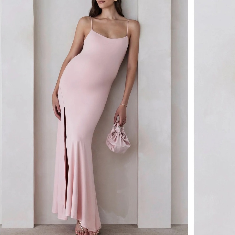 BUMPSUIT The Rosie Maternity Maxi Tank Dress with Leg Slit